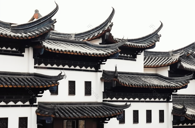 徽派建筑白墙黛瓦马头墙摄影图,高清,摄影图,摄影图片,图片大全,摄影图免费下载